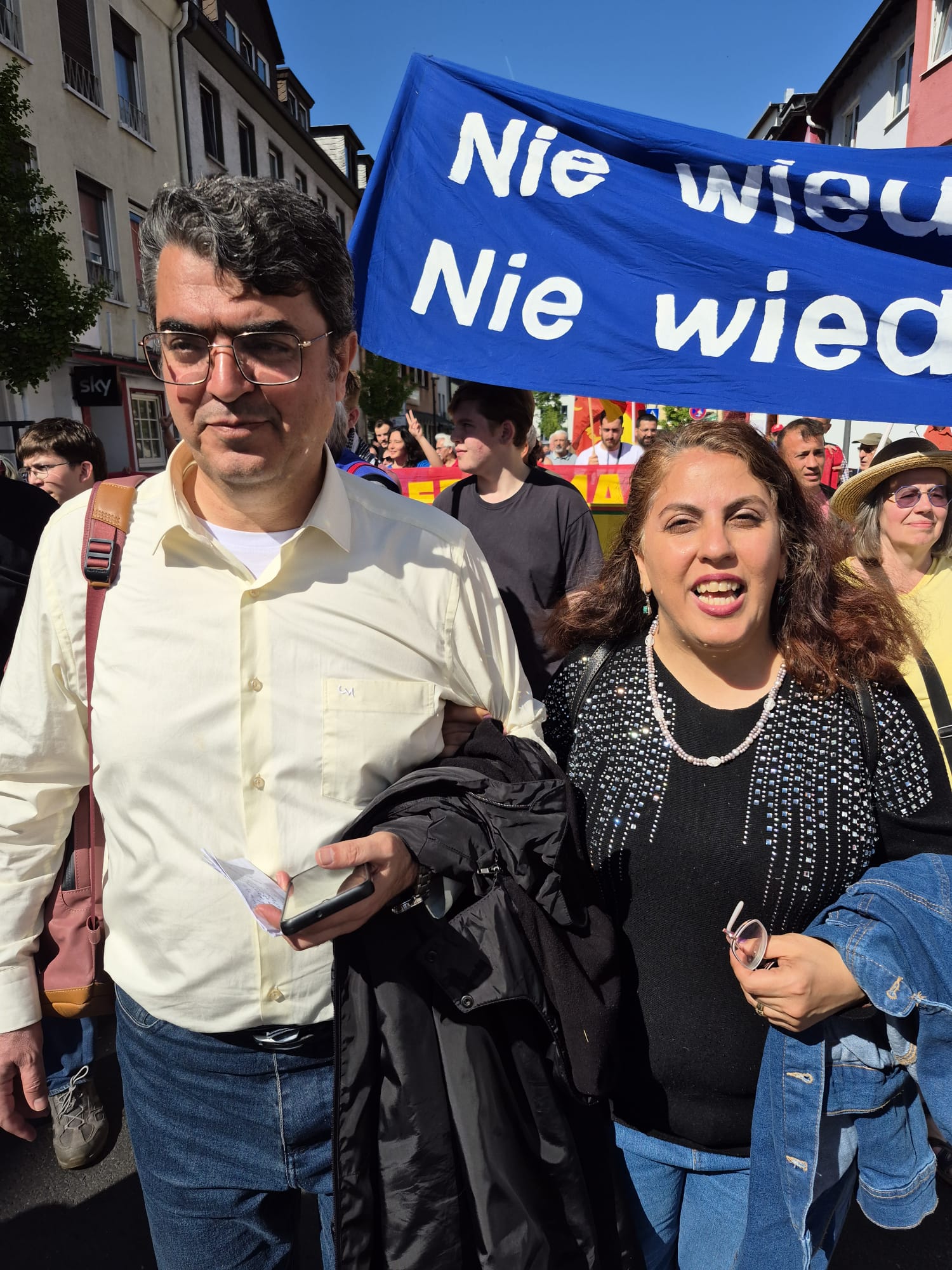 Esmail Abdi, May Day 2025, Germany